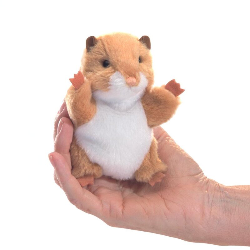 Burattino Da Dito Folkmanis – Mini Coniglio Morbido E Coccoloso, Peluche Da Palmo Per Bambini